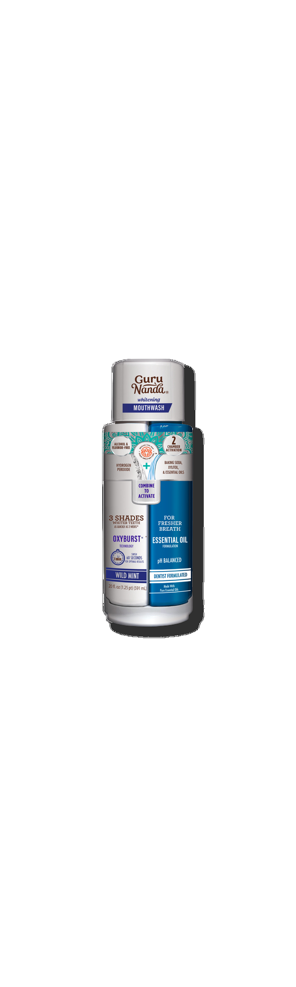 Ulta GuruNanda  Dual Barrel Whitening Mouthwash