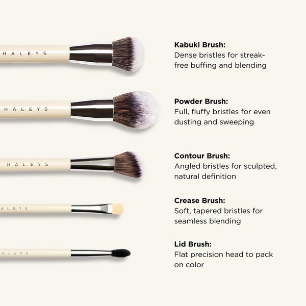 Ulta HALEYS Beauty  Brush Essentials Kit