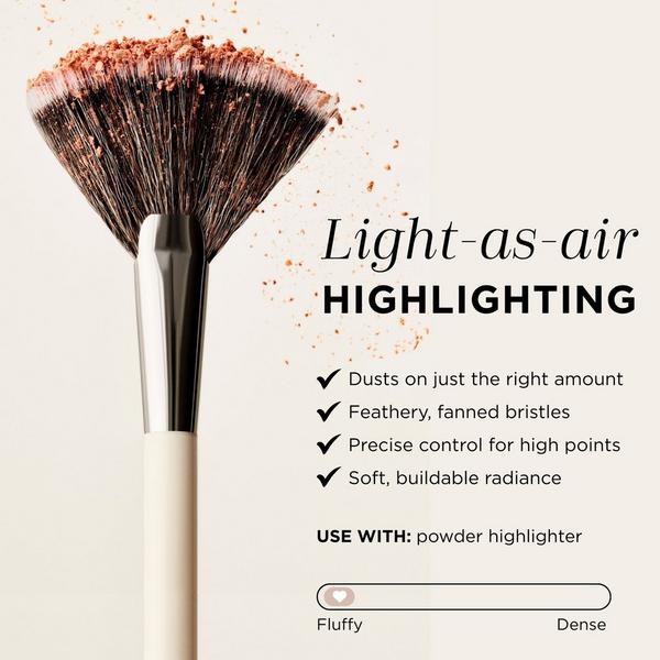 Ulta HALEYS Beauty  Fan Brush