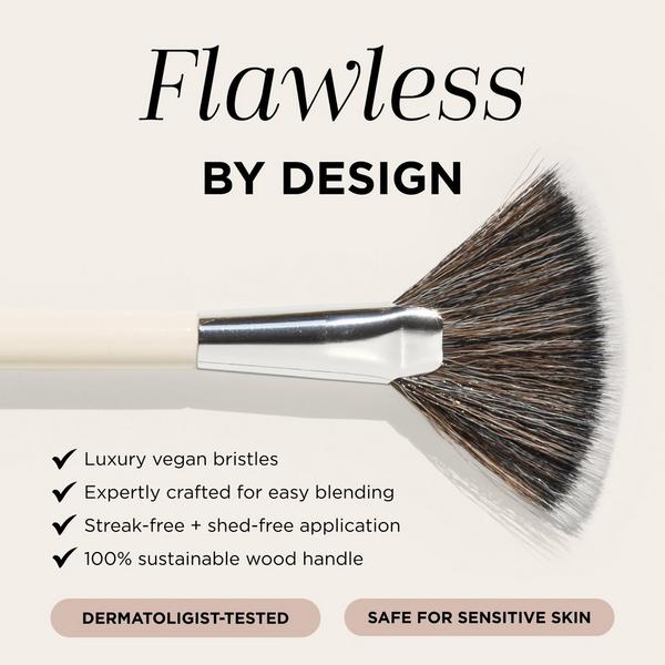 Ulta HALEYS Beauty  Fan Brush