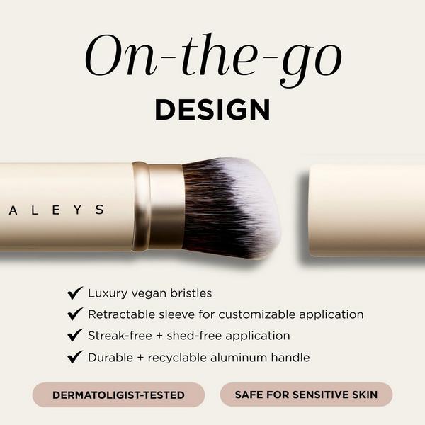 Ulta HALEYS Beauty  Re-tractable Face Brush