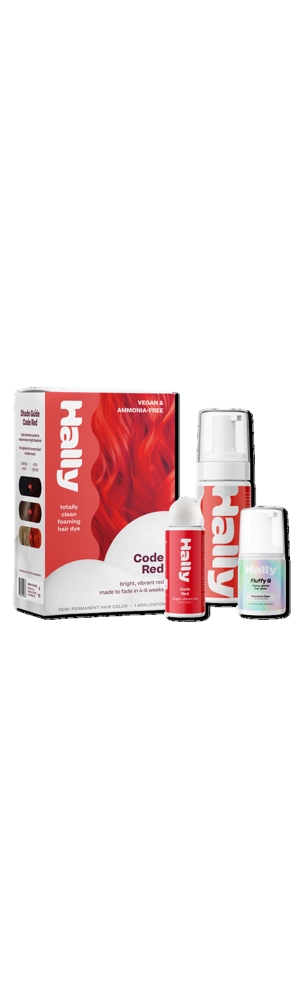 Ulta HALLY  Color Cloud Foaming Hair Color