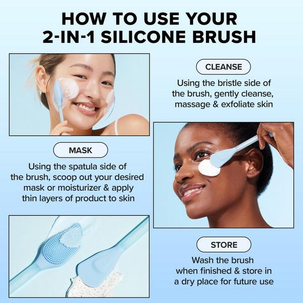 Ulta I Dew Care  2-in-1 Silicone Mask Brush