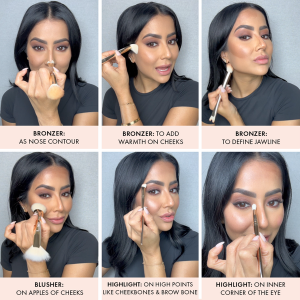 Ulta ICONIC LONDON  Precision Duo Contour Brush