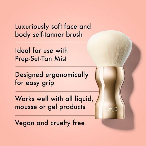 Ulta ICONIC LONDON  Tan And Buff Blending Brush