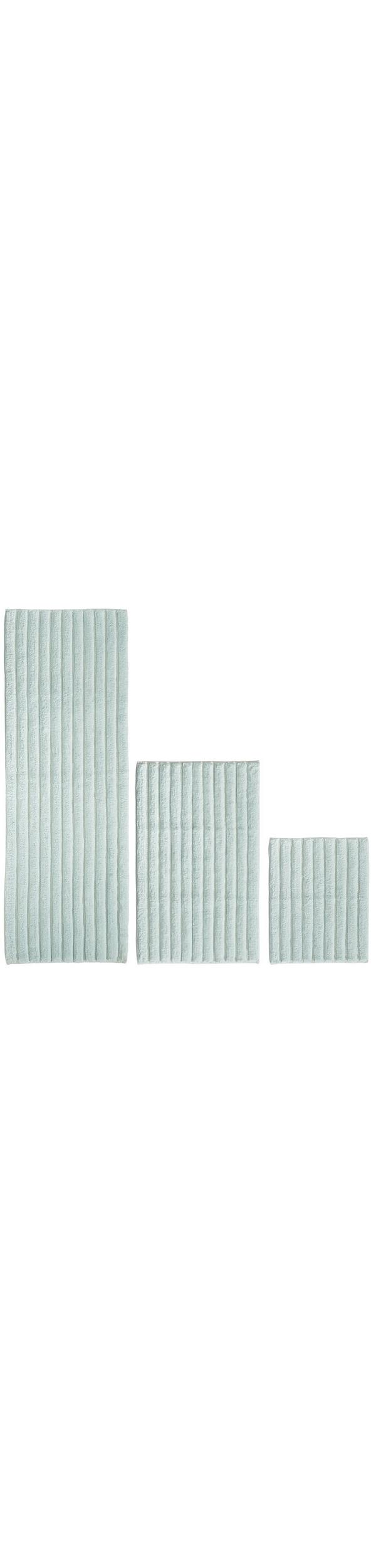 Ulta iDesign  Water Blue Cotton 3 Piece Spa Mat Rug