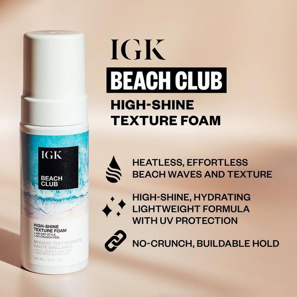 Ulta IGK  Beach Club High-Shine Texture Foam