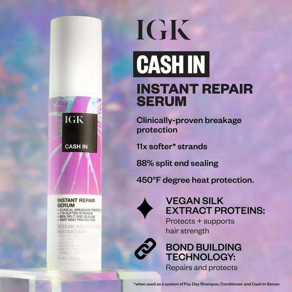 Ulta IGK  Cash In Instant Repair Serum