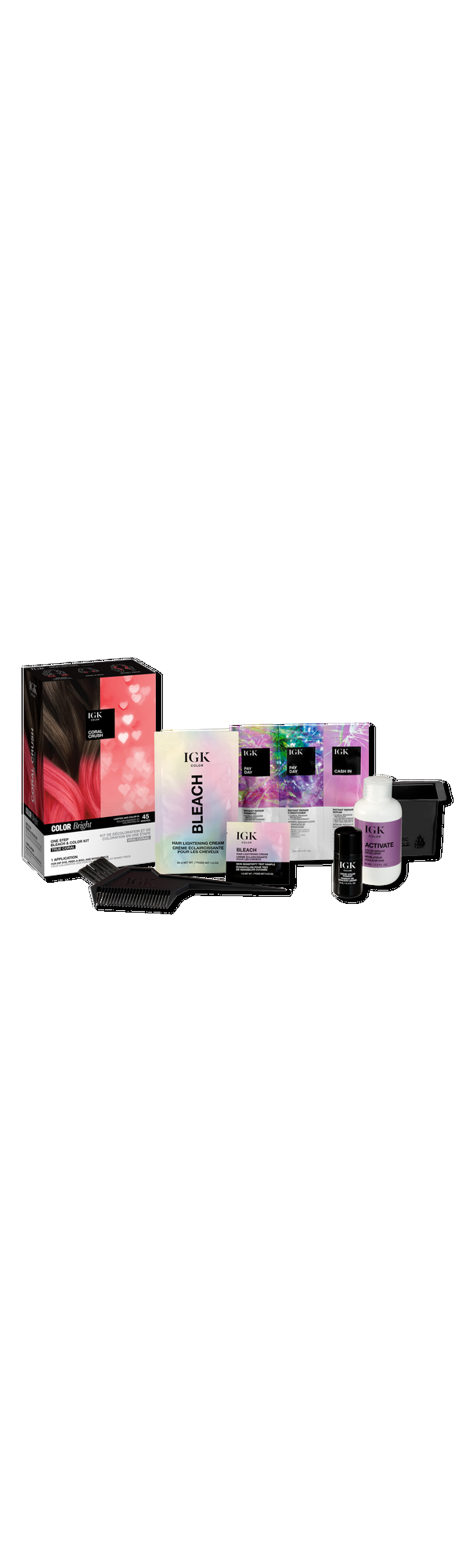 Ulta IGK  Color Bright One Step Bleach & Color Kit
