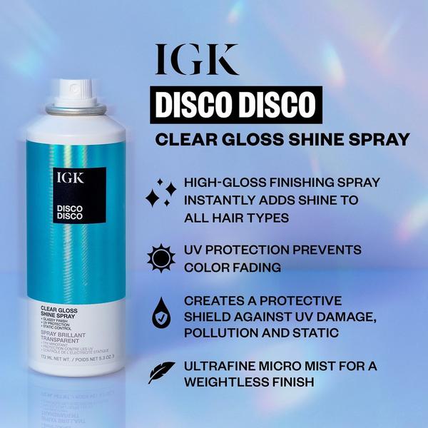 Ulta IGK  Disco Disco Clear Gloss Shine Spray