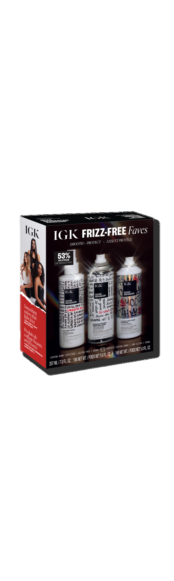 Ulta IGK  Frizz-Free Faves Holiday Kit