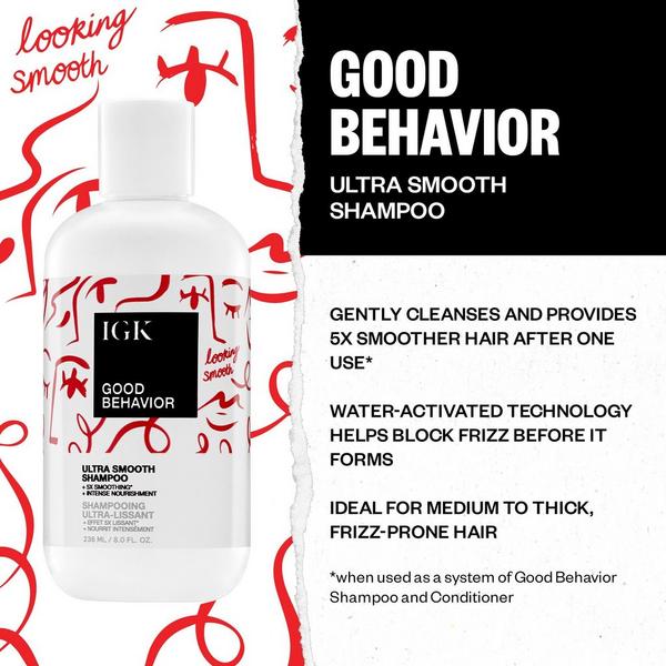 Ulta IGK  Good Behavior Ultra Smooth Shampoo