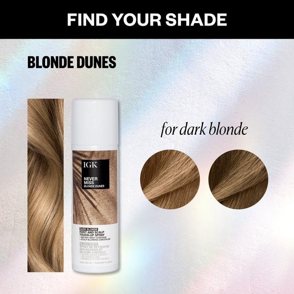 Ulta IGK  NEVER MISS Root And Scalp Touch-Up Spray