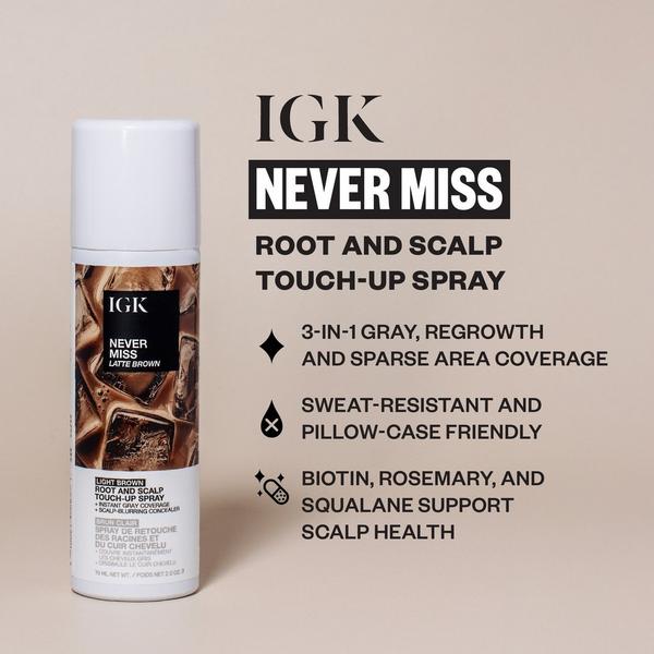 Ulta IGK  NEVER MISS Root And Scalp Touch-Up Spray