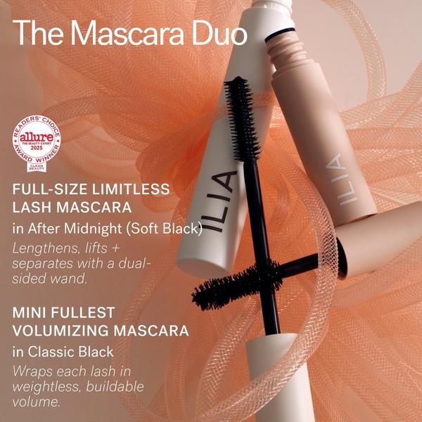 Ulta ILIA  The Mascara Duo - Clean Mascara Set