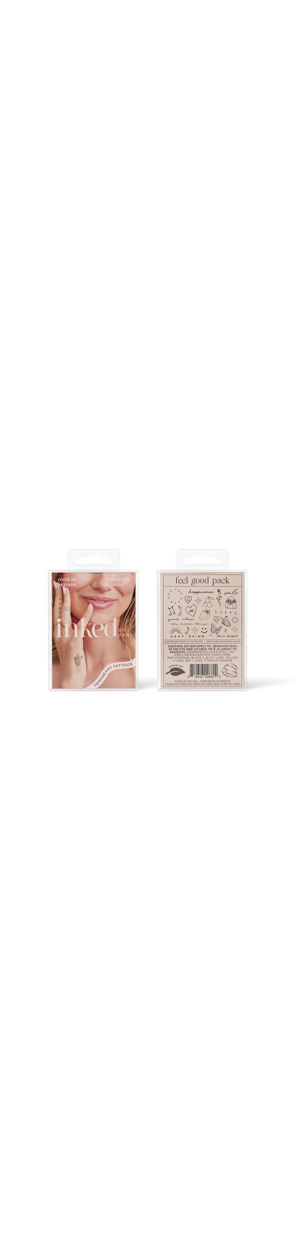Ulta Inked by Dani  Feel Good Temporary Tattoo Pack