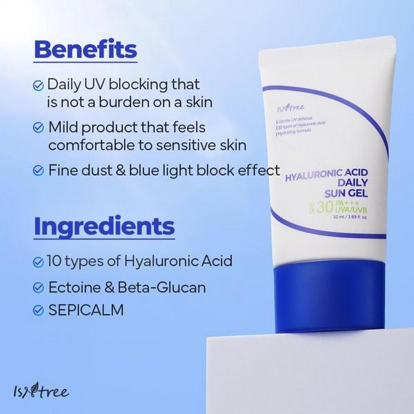 Ulta Isntree  Hyaluronic Acid Daily Sun Gel SPF 30