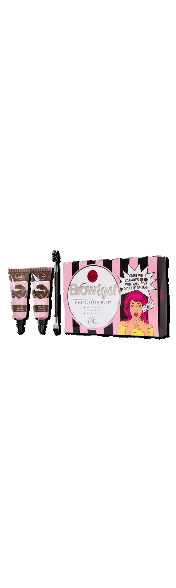 Ulta J.Cat Beauty  Browlyst Brow Gel Set Brown