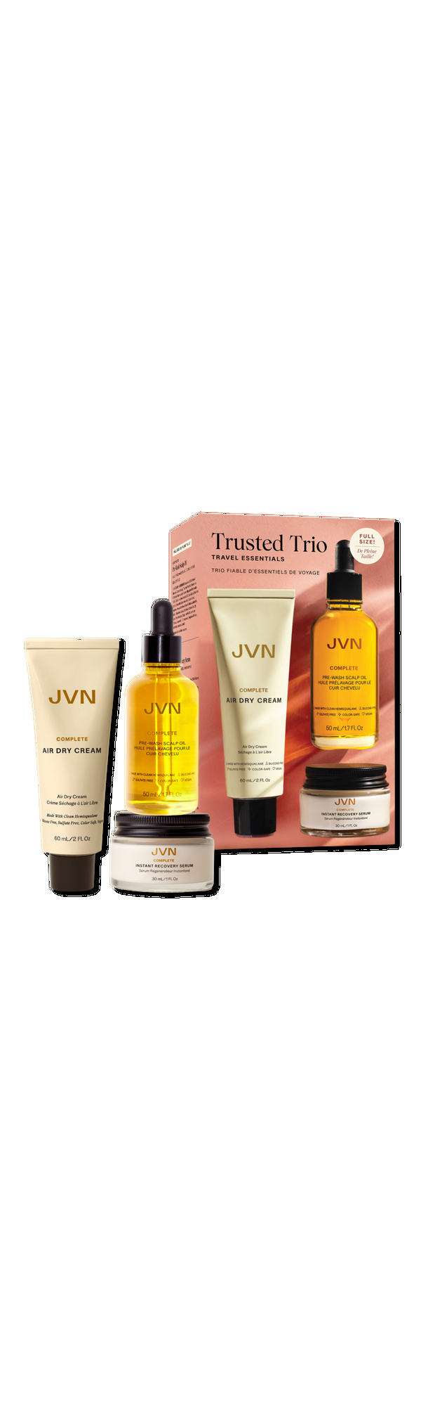 Ulta JVN  Complete Trusted Trio Travel Essentials