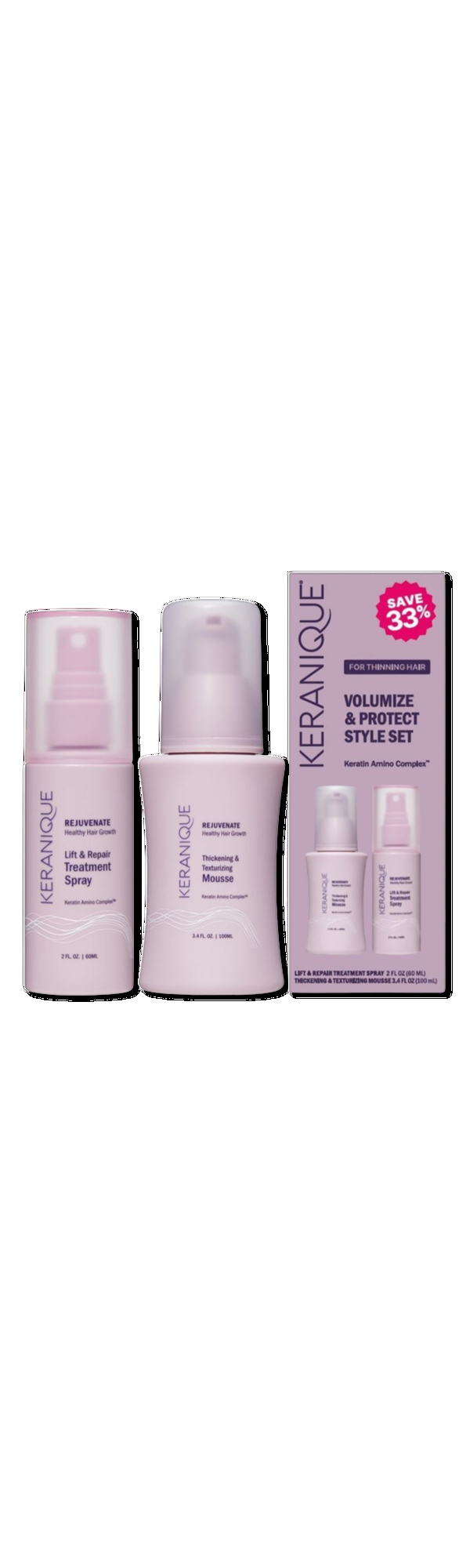 Ulta Keranique  Volumize & Protect Style Duo