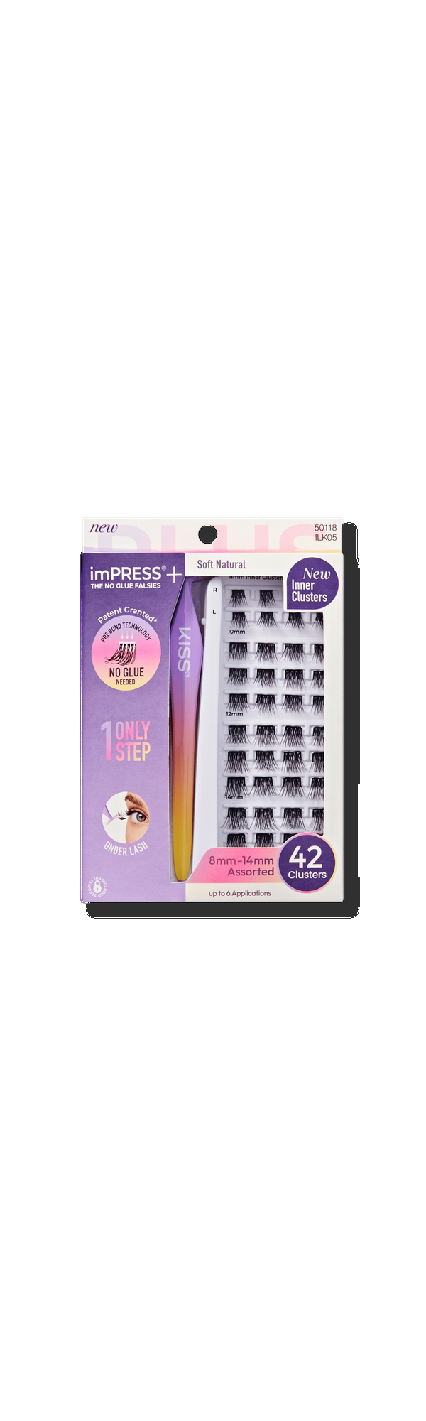 Ulta Kiss  imPRESS+ Press On Self Adhesive Eyelashes