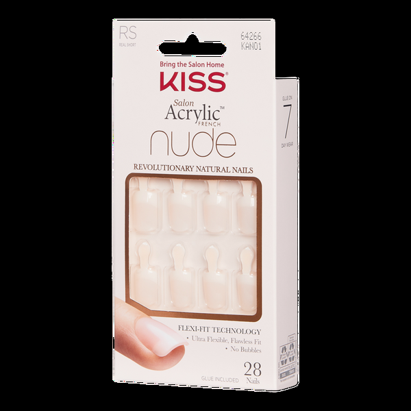 Ulta Kiss  Salon Acrylic French Nude Nails