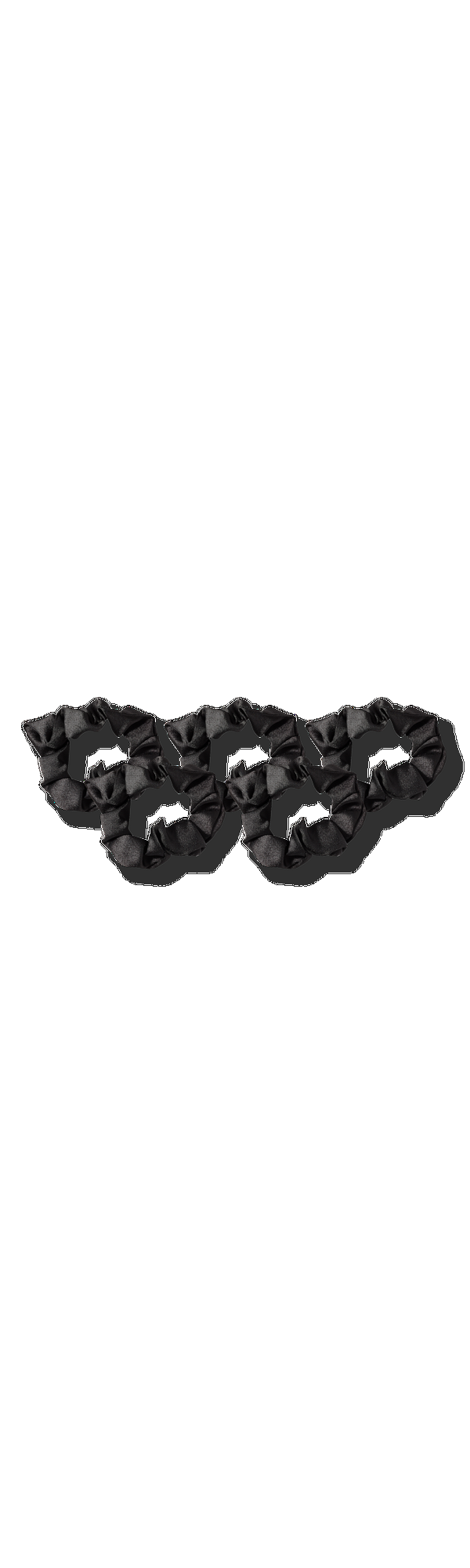 Ulta Kitsch  Black Satin Sleep Hair Scrunchies