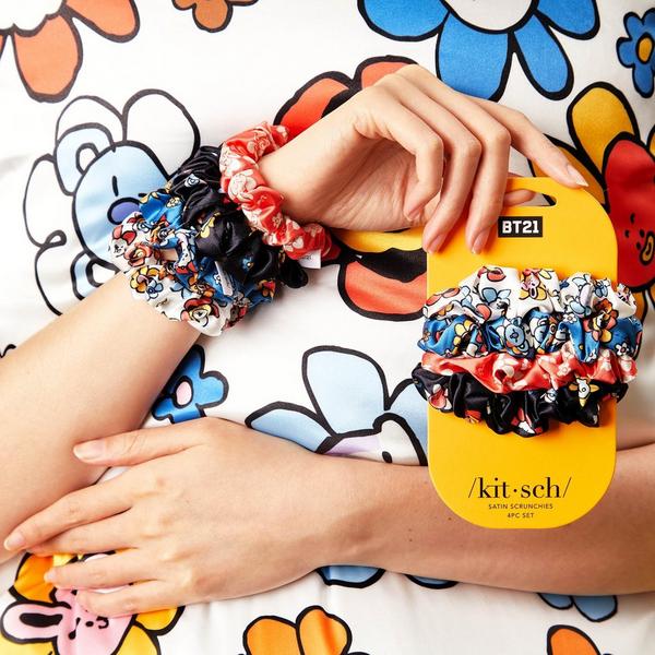 Ulta Kitsch  BT21 X Kitsch Satin Sleep Scrunchies