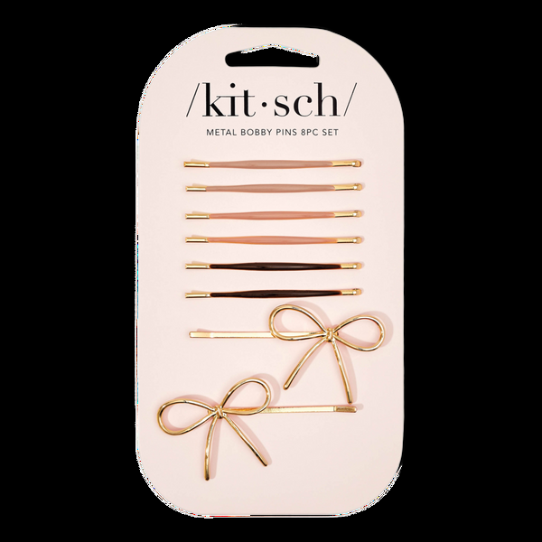 Ulta Kitsch  Metal Enamel Puffy & Bow Bobby Pins