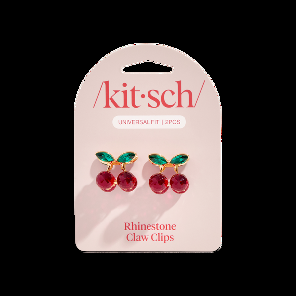 Ulta Kitsch  Mini Rhinestone Cherry Claw Clips