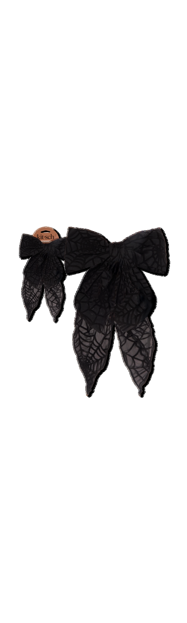 Ulta Kitsch  Oversized Bow Hair Clip - Spiderweb