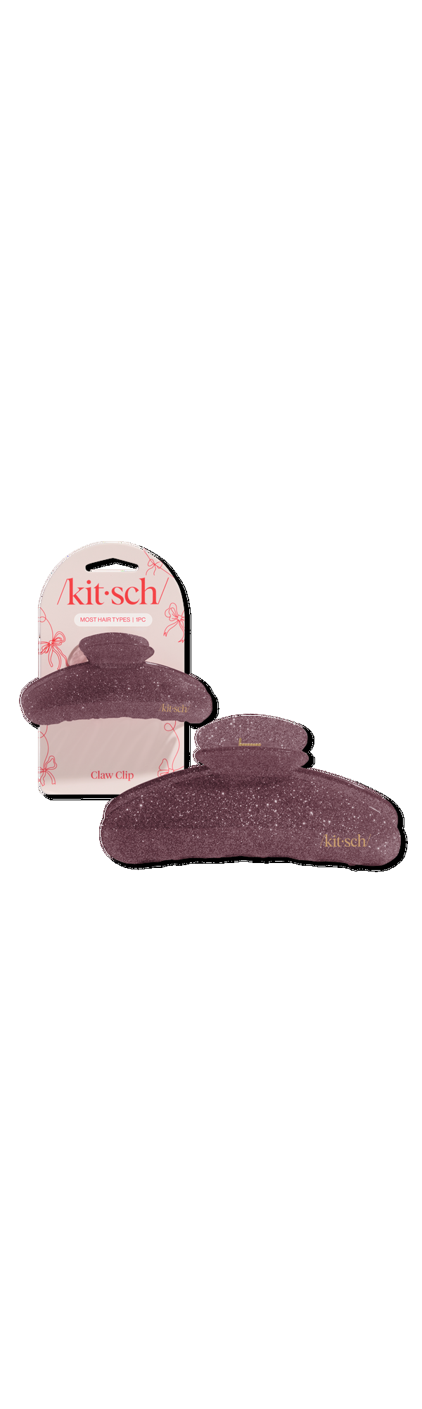Ulta Kitsch  Pink Glitter Claw Clip