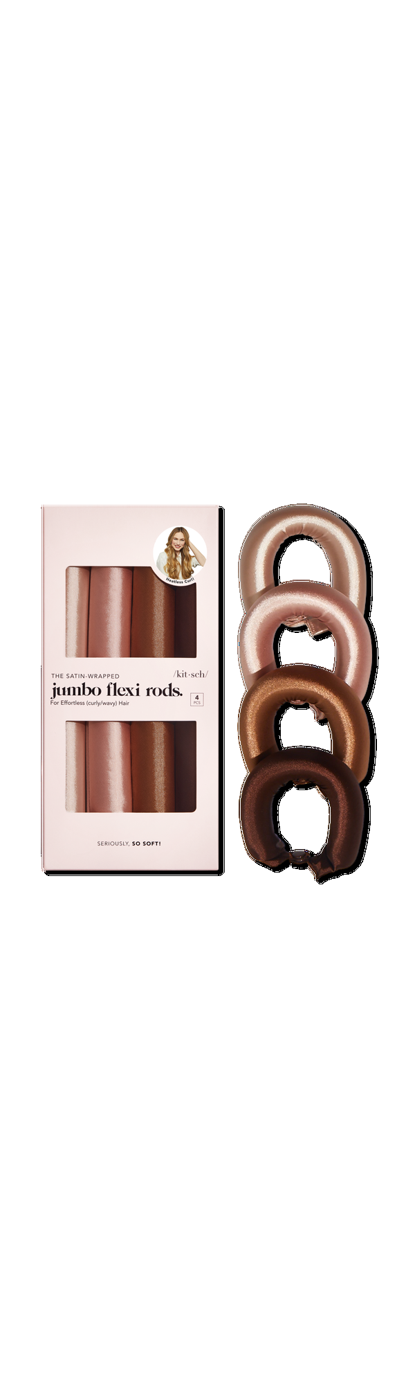 Ulta Kitsch  Rosewood Jumbo Satin Flexi Rods