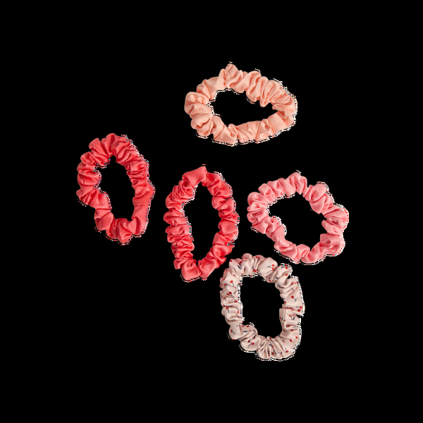 Ulta Kitsch  Runched Satin Scrunchies 5 Piece Set