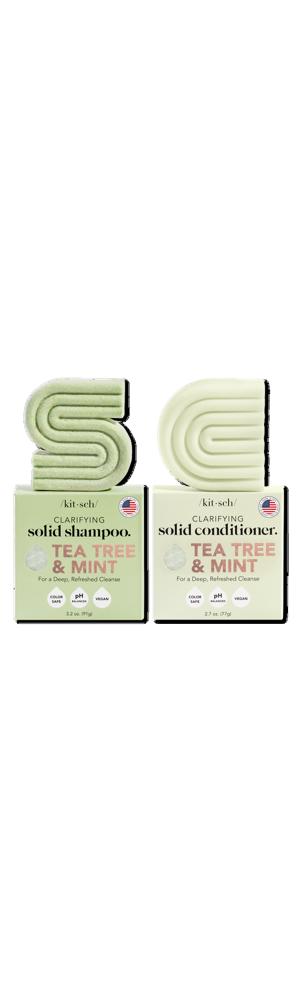 Ulta Kitsch  Tea Tree Shampoo + Conditioner Bar Combo