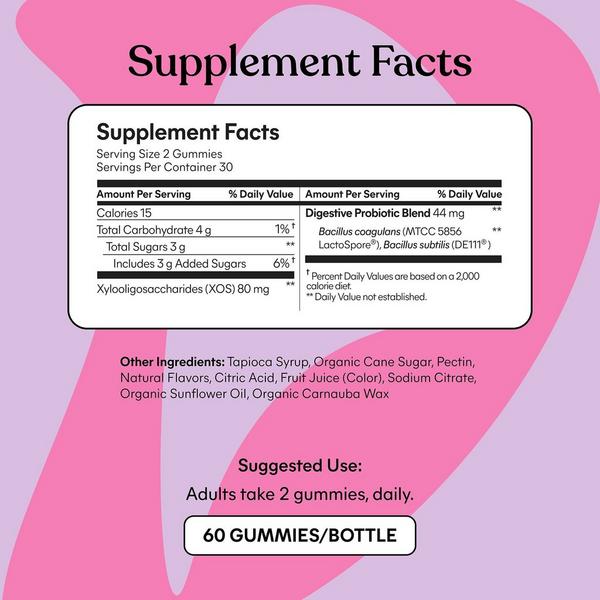 Ulta Lemme  Debloat: Daily Digestive Gummies