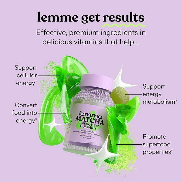 Ulta Lemme  Matcha: Energy B12 Gummies