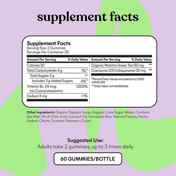 Ulta Lemme  Matcha: Energy B12 Gummies