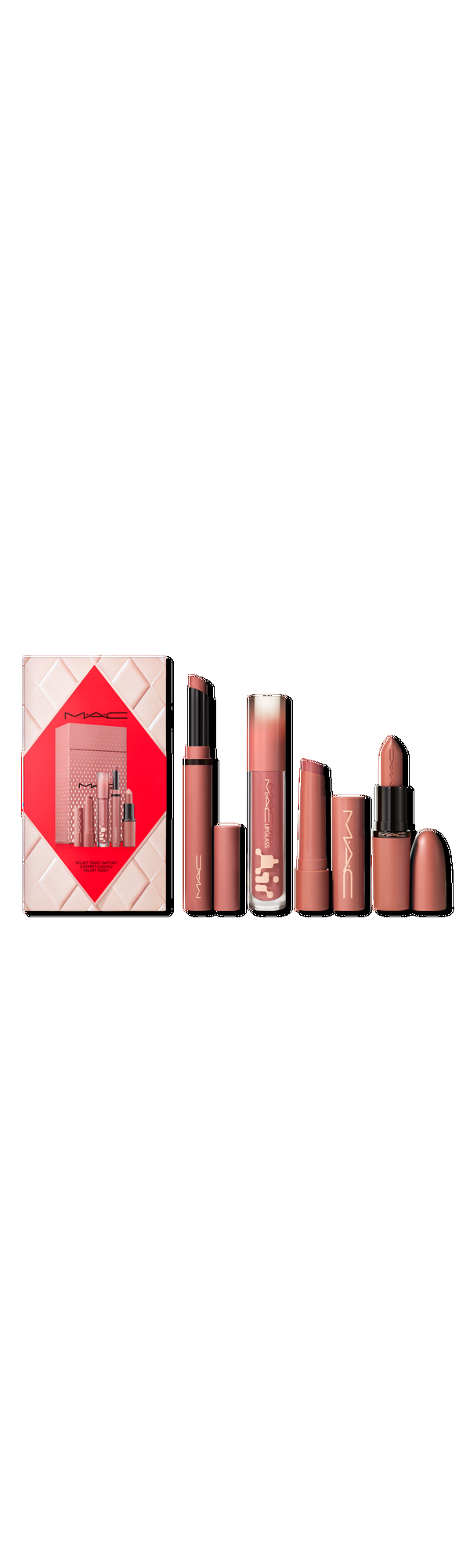 Ulta MAC  Totally Teddy Lipstick + Lip Gloss Gift Set