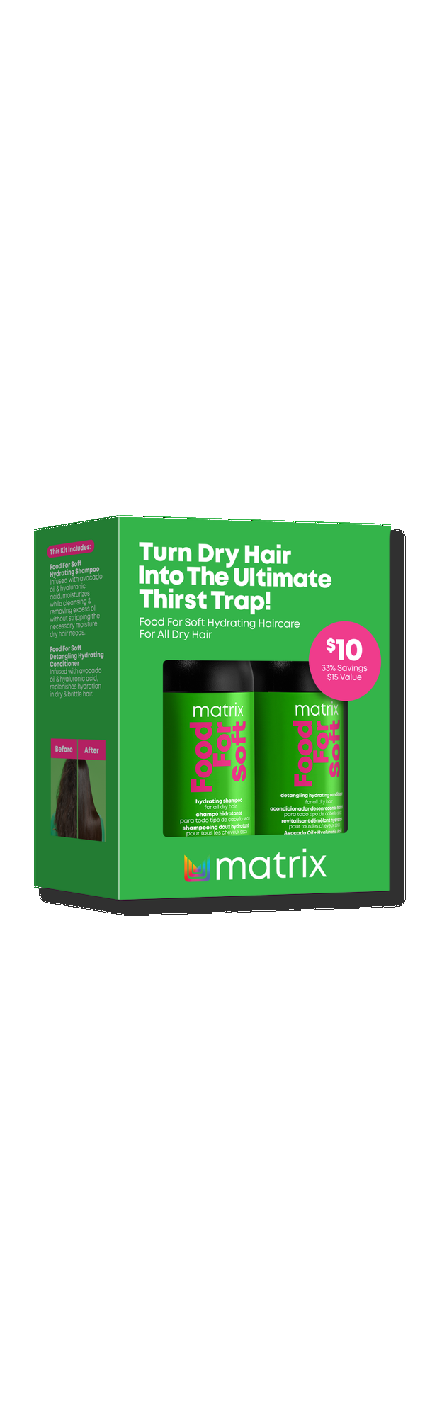 Ulta Matrix  Food For Soft Travel Trial Kit