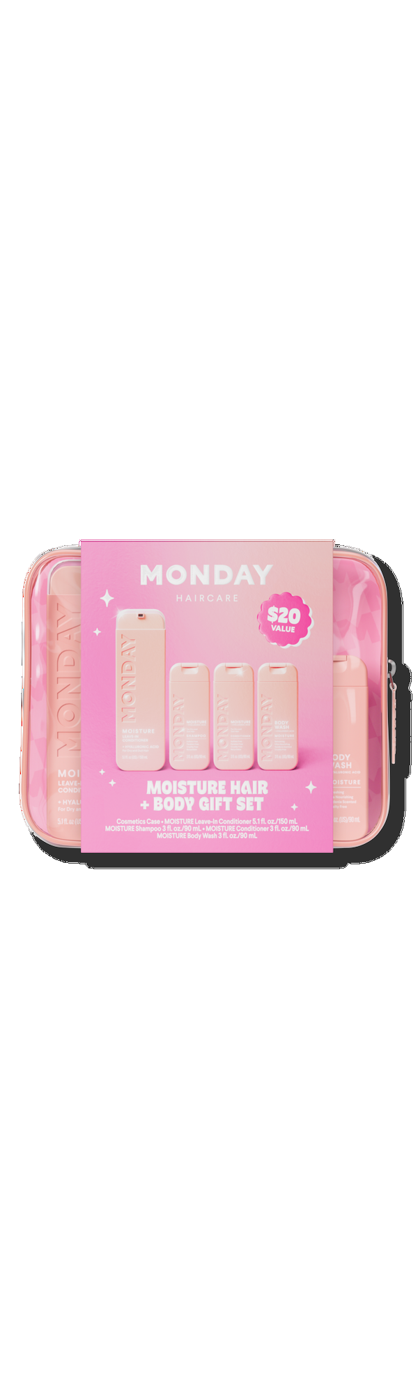Ulta MONDAY Haircare  MOISTURE Hair + Body Gift Set