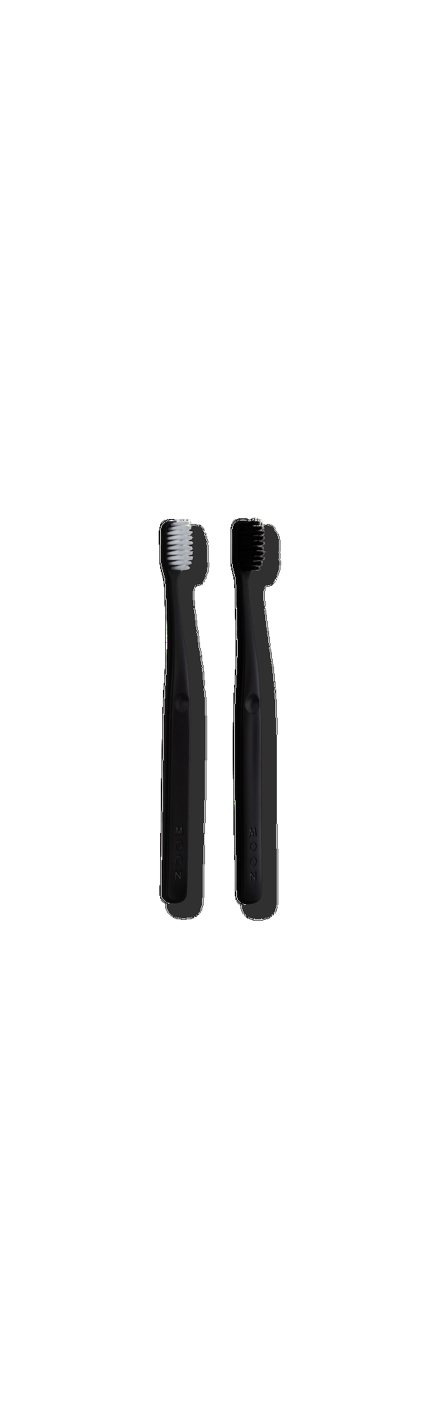 Ulta Moon  Soft Bristle Black Toothbrush 2 Pack