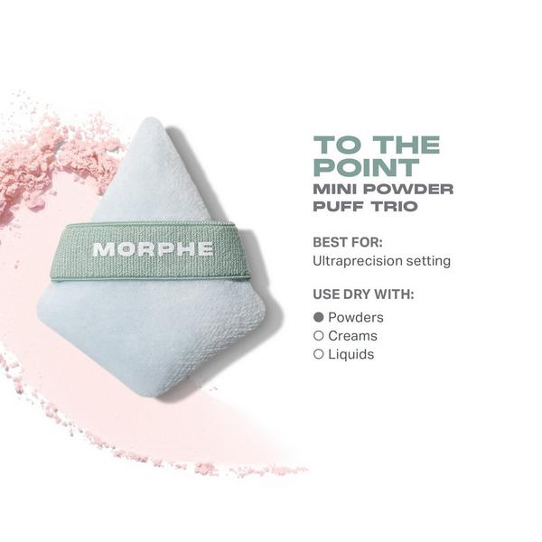 Ulta Morphe  To The Point Mini Powder Puff Trio