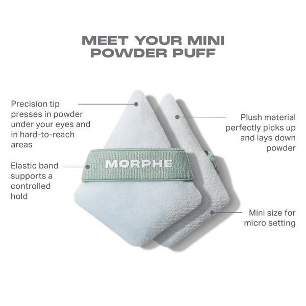Ulta Morphe  To The Point Mini Powder Puff Trio