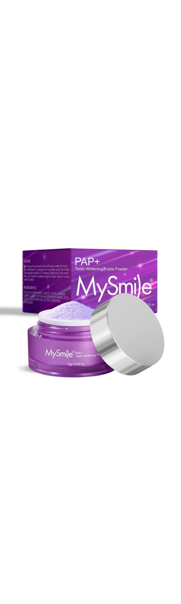 Ulta MySmile  PAP Purple Teeth Whitening Powder