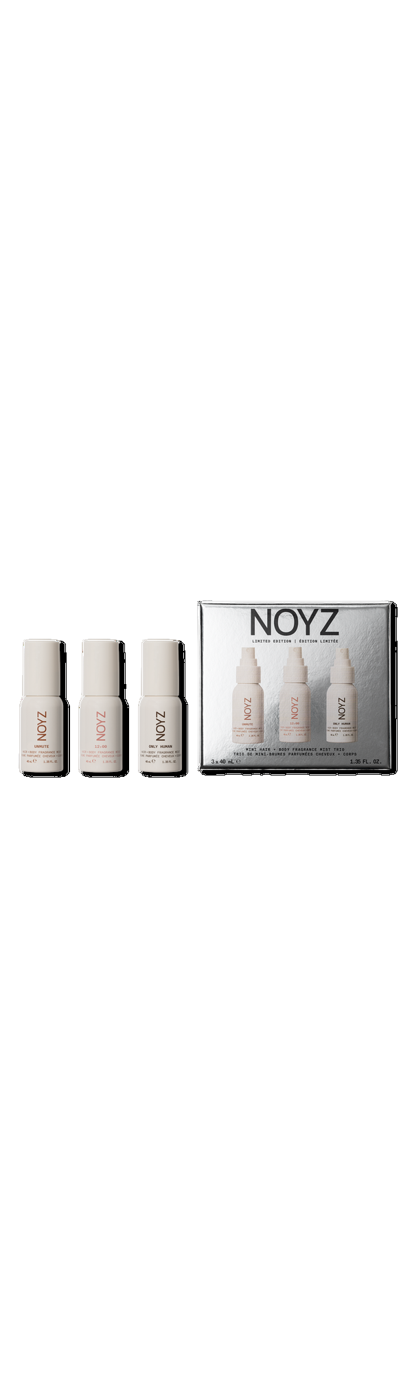 Ulta NOYZ  Mini Hair + Body Fragrance Mist Trio