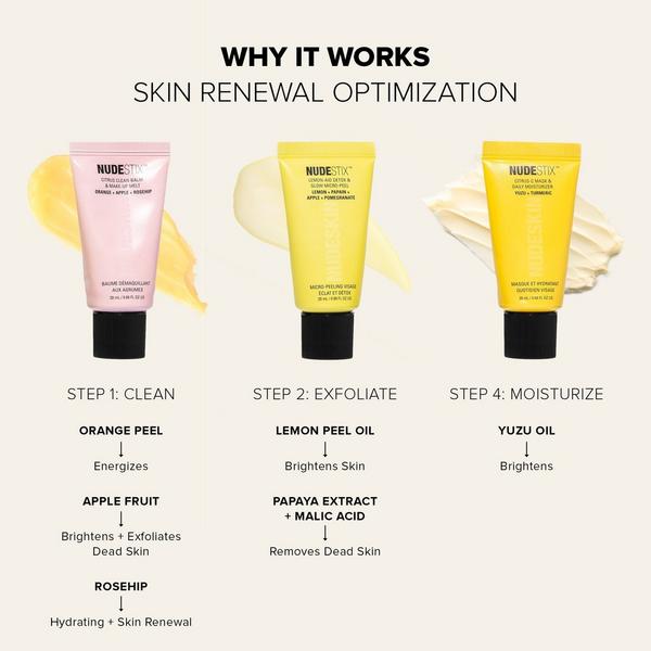 Ulta NUDESTIX  NUDESKIN 3-Step Citrus Renew Set