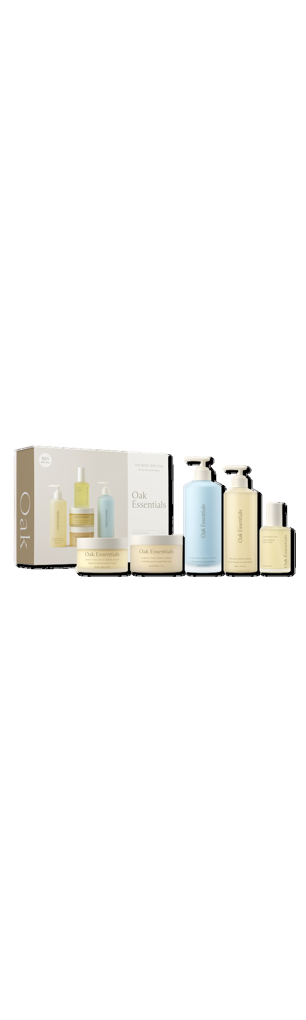Ulta Oak Essentials  The Body Routine Set