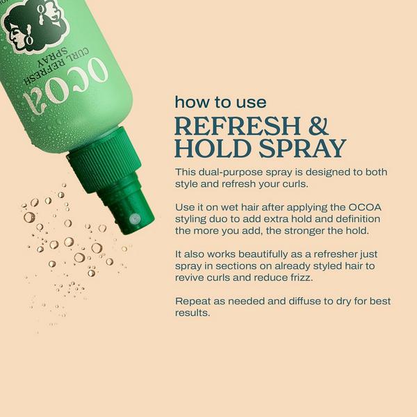 Ulta OCOA  Curl Refresh + Hold Spray