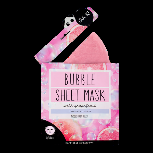 Ulta Oh K   Pink Bubble Sheet Mask With Grapefruit